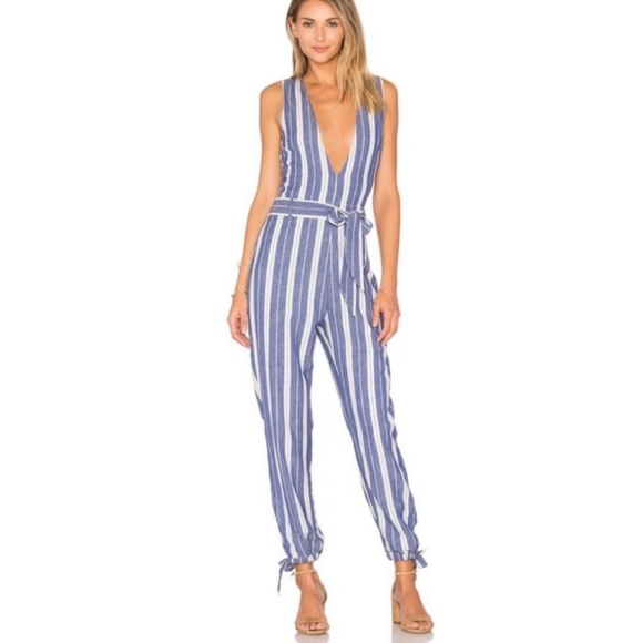 NWOT Never Worn Revolve Tularosa Striped Reese Jumpsuit XS - Picture 2 of 10